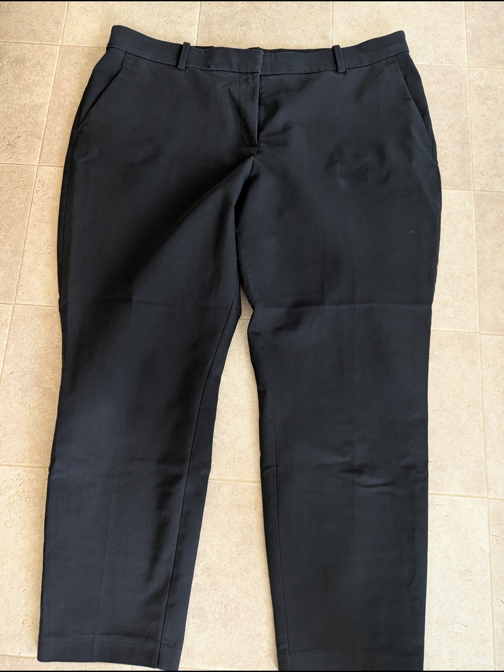 H&M Women's Black Straight Dress Pants